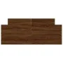 Estructura de cama con cabecero piecero roble marrón 120x190 cm de , Camas y somieres - Ref: Foro24-3203781, Precio: 149,41 €...
