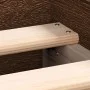 Estructura de cama con cabecero piecero roble marrón 120x190 cm de , Camas y somieres - Ref: Foro24-3203781, Precio: 149,41 €...