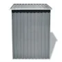 Caseta de jardín de metal 204x132x186 cm gris de vidaXL, Cobertizos - Ref: Foro24-42983, Precio: 202,58 €, Descuento: %