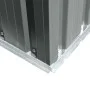 Caseta de jardín de metal 204x132x186 cm gris de vidaXL, Cobertizos - Ref: Foro24-42983, Precio: 202,58 €, Descuento: %