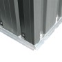 Caseta de jardín de metal 204x132x186 cm gris de vidaXL, Cobertizos - Ref: Foro24-42983, Precio: 216,66 €, Descuento: %