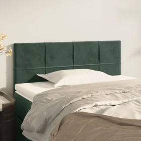 Cabecero de terciopelo verde oscuro 90x5x78/88 cm de , Cabeceros y pies de cama - Ref: Foro24-346029, Precio: 37,72 €, Descue...