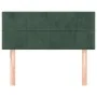 Kopfteil aus dunkelgrünem Samt, 90 x 5 x 78/88 cm von , Kopf- und Fußteile - Ref: Foro24-346029, Preis: 37,72 €, Rabatt: %