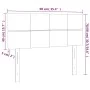 Kopfteil aus dunkelgrünem Samt, 90 x 5 x 78/88 cm von , Kopf- und Fußteile - Ref: Foro24-346029, Preis: 37,72 €, Rabatt: %