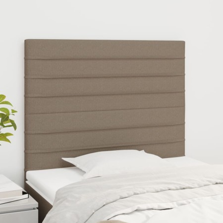 Cabeceros 2 unidades de tela gris taupe 100x5x78/88 cm de , Cabeceros y pies de cama - Ref: Foro24-3116466, Precio: 59,79 €, ...