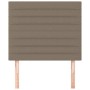 Cabeceros 2 unidades de tela gris taupe 90x5x78/88 cm de , Cabeceros y pies de cama - Ref: Foro24-3116458, Precio: 70,26 €, D...