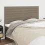 Headboards 4 units of taupe gray fabric 100x5x78/88 cm by , Headboards and footboards - Ref: Foro24-3116498, Price: 108,86 €,...