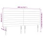 Cabeceros 4 unidades de terciopelo negro 100x5x78/88 cm de , Cabeceros y pies de cama - Ref: Foro24-3116540, Precio: 89,71 €,...