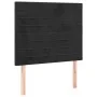 Headboards 2 units of black velvet 100x5x78/88 cm by , Headboards and footboards - Ref: Foro24-3116516, Price: 50,92 €, Disco...