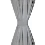 Cortinas de micro-raso con bucles 2 unidades 140x225 cm gris de vidaXL, Cortinas y visillos - Ref: Foro24-132214, Precio: 24,...