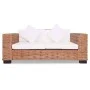 Zweisitzer-Sofa aus natürlichem Rattan von vidaXL, Sofas - Ref: Foro24-244418, Preis: 598,89 €, Rabatt: %