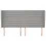 Kopfteil mit hellgrauen Stoffohren 203x23x118/128 cm von , Kopf- und Fußteile - Ref: Foro24-3118118, Preis: 113,16 €, Rabatt: %