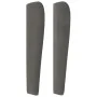 Headboard with dark gray velvet ears 103x23x118/128 cm by , Headboards and footboards - Ref: Foro24-3118139, Price: 65,52 €, ...