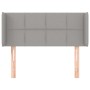 Cabecero de tela gris claro 93x16x78/88 cm de , Cabeceros y pies de cama - Ref: Foro24-3118750, Precio: 49,02 €, Descuento: %