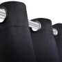 Cortinas opacas 2 piezas con ojales de metal 135x175 cm negras de vidaXL, Cortinas y visillos - Ref: Foro24-132199, Precio: 2...