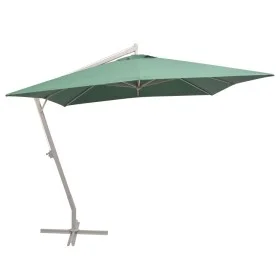 Sombrilla colgante con palo de aluminio 300x300 cm verde de vidaXL, Sombrillas - Ref: Foro24-42973, Precio: 226,60 €, Descuen...