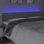 Cabecero con LED de tela gris claro 180x5x78/88 cm de , Cabeceros y pies de cama - Ref: Foro24-3121766, Precio: 64,25 €, Desc...