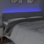 Light gray fabric headboard with LED 180x5x78/88 cm by , Headboards and footboards - Ref: Foro24-3121766, Price: 63,11 €, Dis...