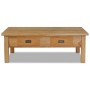 Mesa de centro madera de teca maciza 100x60x35 cm de vidaXL, Mesas de centro - Ref: Foro24-244483, Precio: 211,29 €, Descuent...