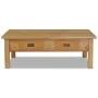 Mesa de centro madera de teca maciza 100x60x35 cm by vidaXL, Coffee table - Ref: Foro24-244483, Price: 212,23 €, Discount: %