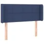 Cabecero con LED de tela azul 93x16x78/88 cm de , Cabeceros y pies de cama - Ref: Foro24-3123224, Precio: 62,36 €, Descuento: %