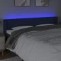 Kopfteil aus blauem Stoff mit LED 203x16x78/88 cm von , Kopf- und Fußteile - Ref: Foro24-3123404, Preis: 79,03 €, Rabatt: %