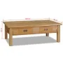 Mesa de centro madera de teca maciza 100x60x35 cm by vidaXL, Coffee table - Ref: Foro24-244483, Price: 212,23 €, Discount: %