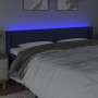 Cabecero con LED de tela azul 183x16x78/88 cm de , Cabeceros y pies de cama - Ref: Foro24-3123396, Precio: 76,42 €, Descuento: %