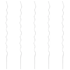 Soporte para planta espiral 5 unidades 170 cm acero galvanizado de vidaXL, Enrejados y soportes para plantas - Ref: Foro24-14...