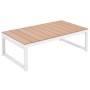 Set de muebles de jardín 4 piezas y cojines aluminio y WPC de vidaXL, Conjuntos de jardín - Ref: Foro24-42867, Precio: 614,72...