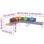 Set de muebles de jardín 4 piezas y cojines aluminio y WPC de vidaXL, Conjuntos de jardín - Ref: Foro24-42867, Precio: 614,72...