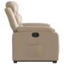 Sillón reclinable elevable cuero artificial color capuchino en Sillones | Comprar online en Foru.es