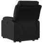 Sillón reclinable de masaje de pie cuero artificial negro en Sillones | Comprar online en Foru.es