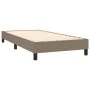 Box spring bed with taupe gray fabric mattress 90x200 cm by , Beds and slatted bases - Ref: Foro24-3129685, Price: 313,24 €, ...