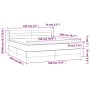 Cama box spring con colchón tela gris oscuro 180x200 cm de , Camas y somieres - Ref: Foro24-3129810, Precio: 589,91 €, Descue...