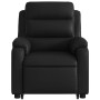 Sillón reclinable de masaje de pie cuero artificial negro en Sillones | Comprar online en Foru.es