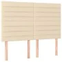 Box spring bed with cream fabric mattress 140x190 cm by , Beds and slatted bases - Ref: Foro24-3131510, Price: 500,29 €, Disc...