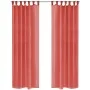 Voile curtains 2 units 140x225 cm red by vidaXL, Curtains and curtains - Ref: Foro24-132252, Price: 21,10 €, Discount: %