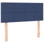 Cama box spring con colchón y LED tela azul 90x200 cm de , Camas y somieres - Ref: Foro24-3133691, Precio: 295,89 €, Descuent...
