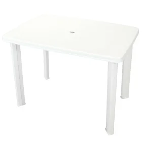 Weißer Gartentisch aus Kunststoff 101x68x72 cm von vidaXL, Gartentische - Ref: Foro24-43592, Preis: 82,26 €, Rabatt: %