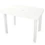 White plastic garden table 101x68x72 cm by vidaXL, Garden tables - Ref: Foro24-43592, Price: 82,26 €, Discount: %