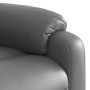 Sillón reclinable de masaje de pie cuero artificial gris en Sillones | Comprar online en Foru.es