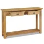 Mesa consola de madera de teca maciza 120x30x80 cm de vidaXL, Mesas auxiliares - Ref: Foro24-244482, Precio: 255,69 €, Descue...