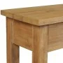 Mesa consola de madera de teca maciza 120x30x80 cm de vidaXL, Mesas auxiliares - Ref: Foro24-244482, Precio: 255,69 €, Descue...