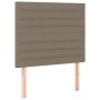 Cama box spring con colchón tela gris taupe 90x200 cm de , Camas y somieres - Ref: Foro24-3137209, Precio: 417,60 €, Descuent...