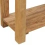Mesa consola de madera de teca maciza 120x30x80 cm de vidaXL, Mesas auxiliares - Ref: Foro24-244482, Precio: 255,69 €, Descue...