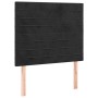 Cama box spring con colchón terciopelo negro 120x200 cm de , Camas y somieres - Ref: Foro24-3137895, Precio: 428,57 €, Descue...