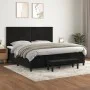 Boxspringbett mit schwarzer Samtmatratze 200x200 cm von , Betten und Lattenroste - Ref: Foro24-3137925, Preis: 710,98 €, Raba...