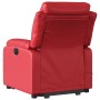 Sillón reclinable de masaje de pie cuero artificial rojo en Sillones | Comprar online en Foru.es