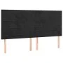 Box spring bed with black velvet mattress 200x200 cm by , Beds and slatted bases - Ref: Foro24-3137925, Price: 710,98 €, Disc...